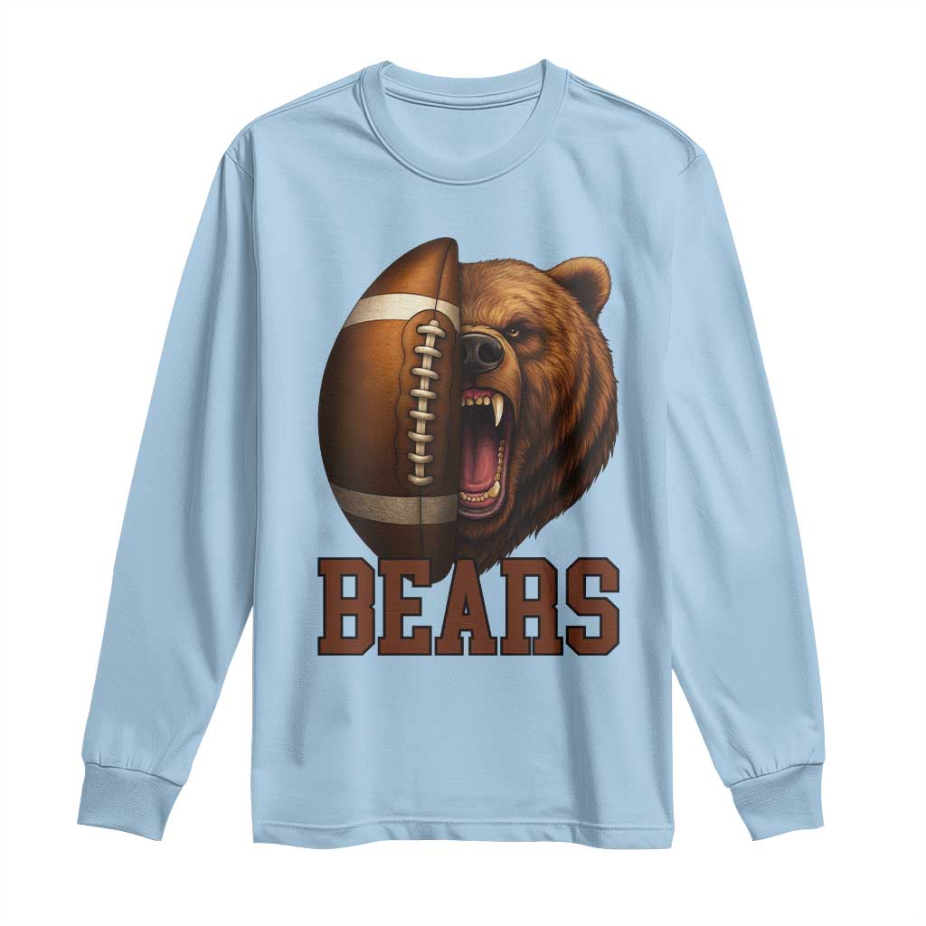 Fear The Bear Football Long Sleeve Shirt Game Day Sports Fan Gift - Wonder Print Shop