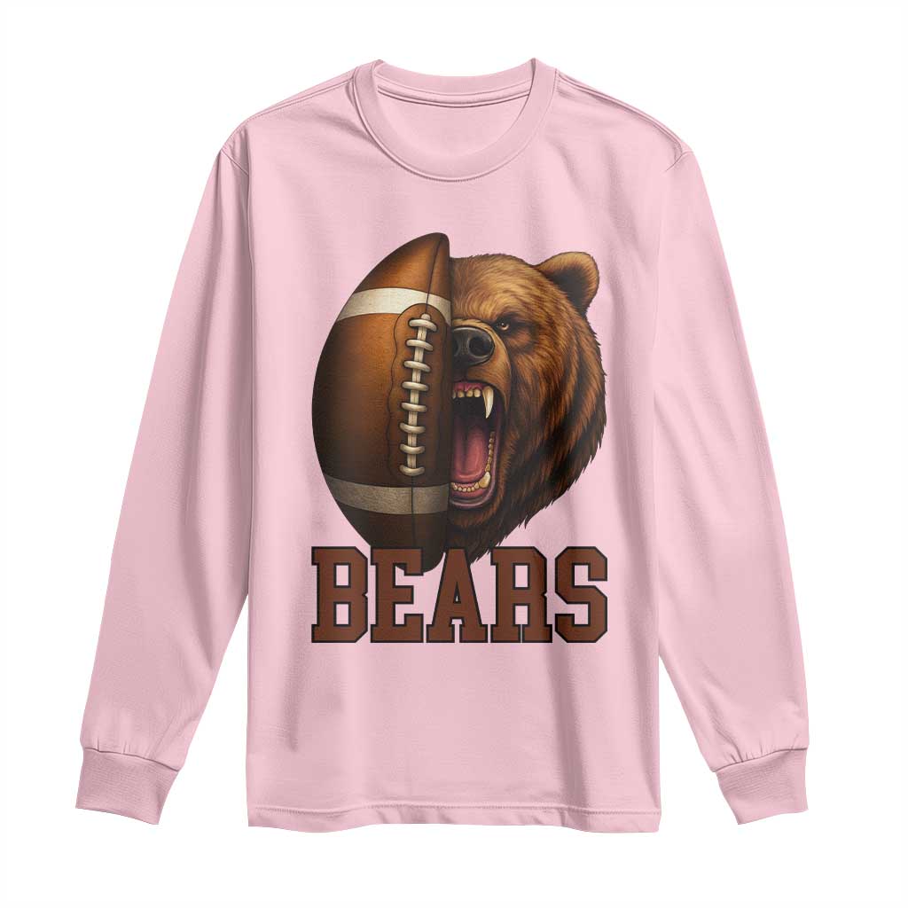 Fear The Bear Football Long Sleeve Shirt Game Day Sports Fan Gift - Wonder Print Shop