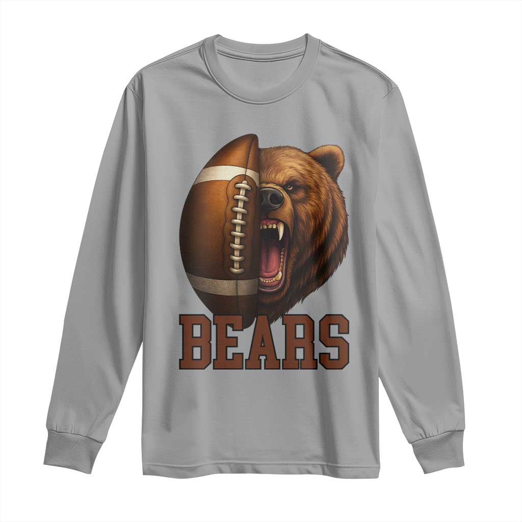 Fear The Bear Football Long Sleeve Shirt Game Day Sports Fan Gift - Wonder Print Shop