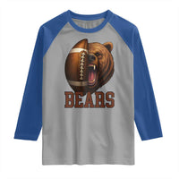 Fear The Bear Football Raglan Shirt Game Day Sports Fan Gift - Wonder Print Shop