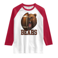 Fear The Bear Football Raglan Shirt Game Day Sports Fan Gift - Wonder Print Shop