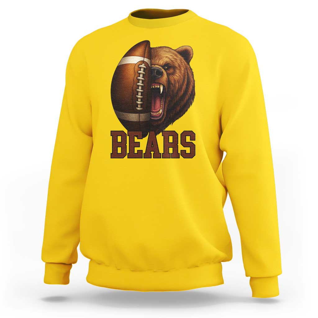 Fear The Bear Football Sweatshirt Game Day Sports Fan Gift - Wonder Print Shop