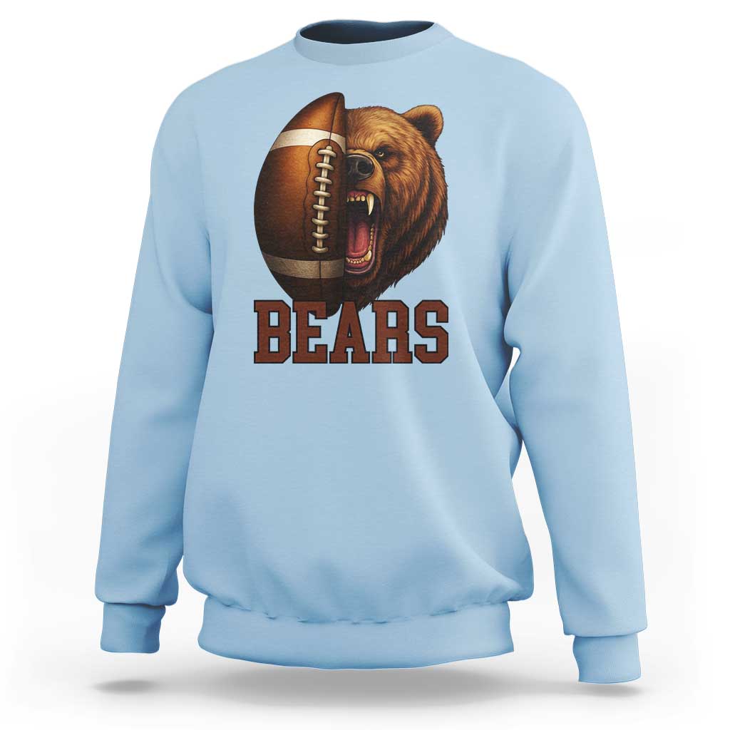 Fear The Bear Football Sweatshirt Game Day Sports Fan Gift - Wonder Print Shop