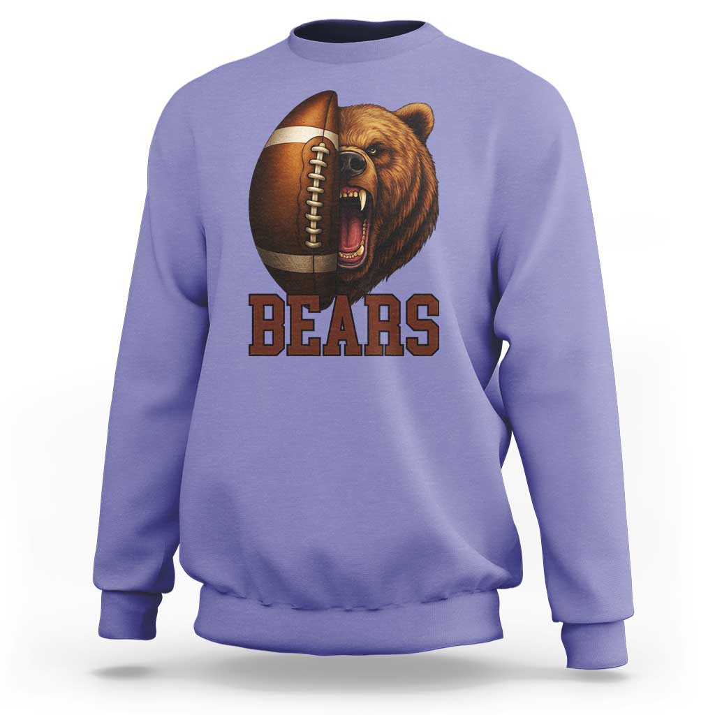 Fear The Bear Football Sweatshirt Game Day Sports Fan Gift - Wonder Print Shop