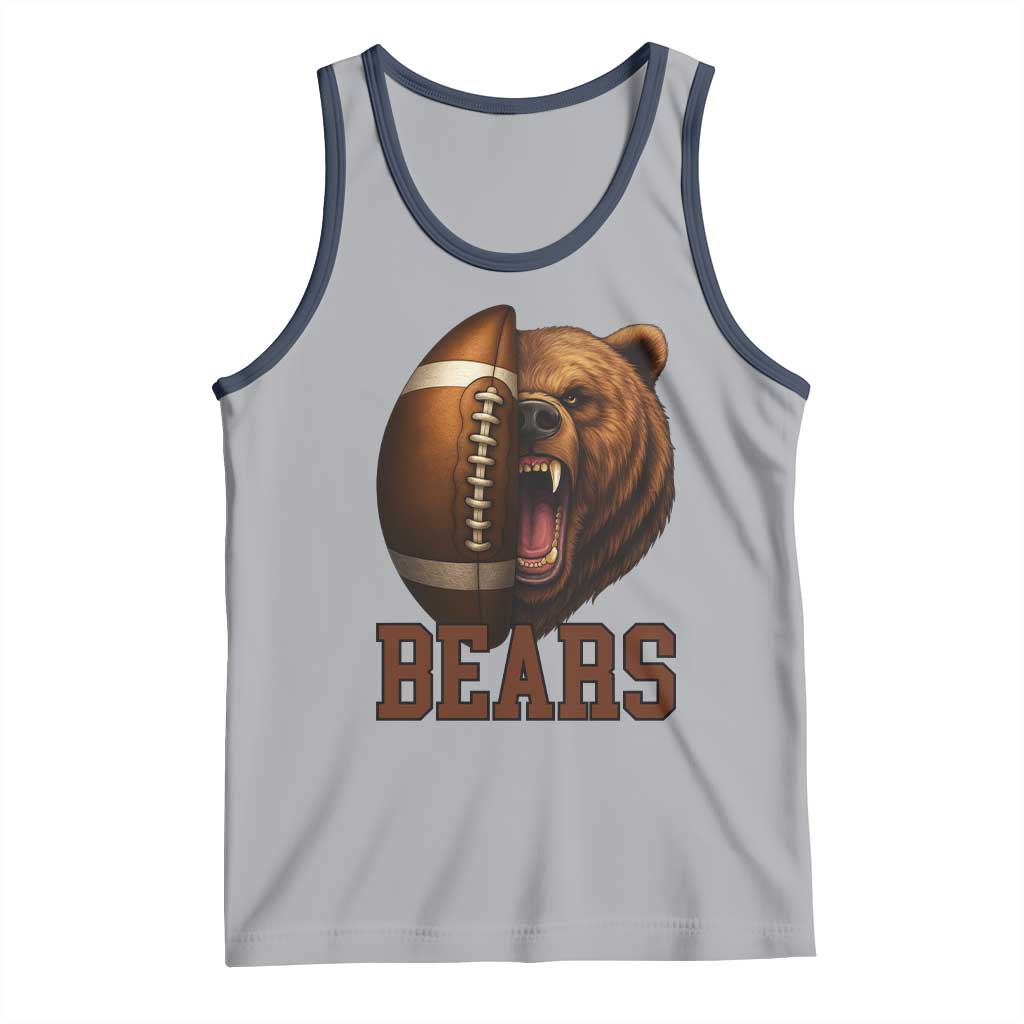 Fear The Bear Football Tank Top Game Day Sports Fan Gift - Wonder Print Shop