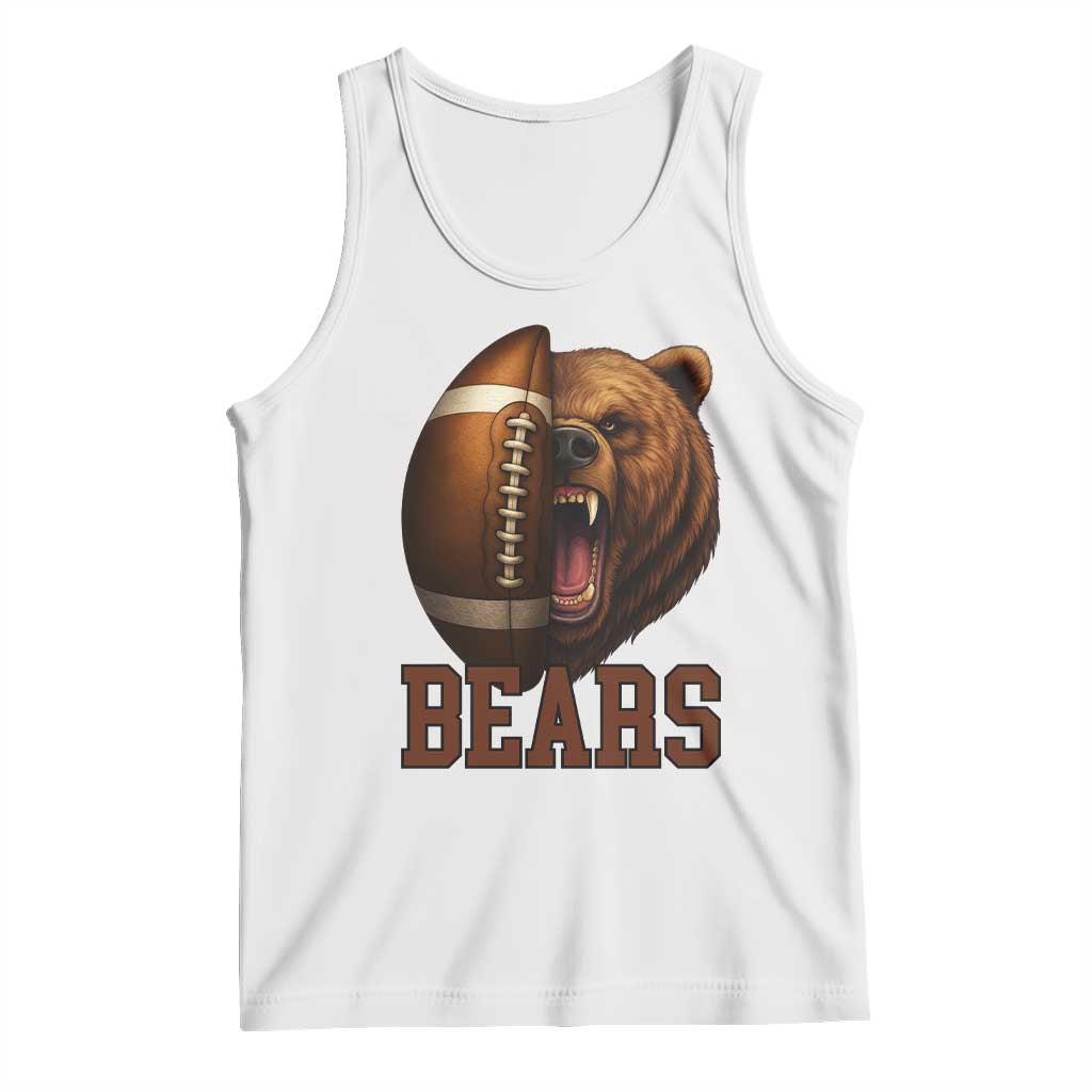 Fear The Bear Football Tank Top Game Day Sports Fan Gift - Wonder Print Shop