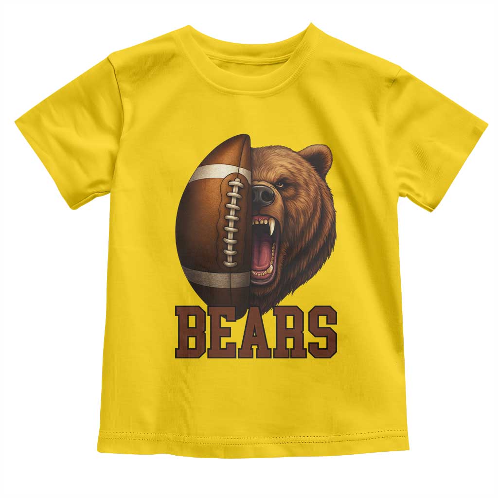 Fear The Bear Football Toddler T Shirt Game Day Sports Fan Gift - Wonder Print Shop