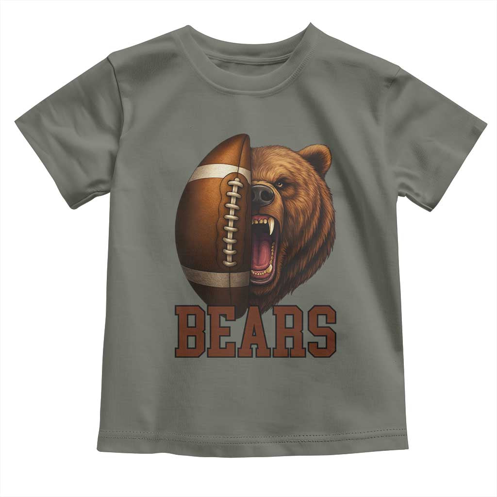 Fear The Bear Football Toddler T Shirt Game Day Sports Fan Gift - Wonder Print Shop