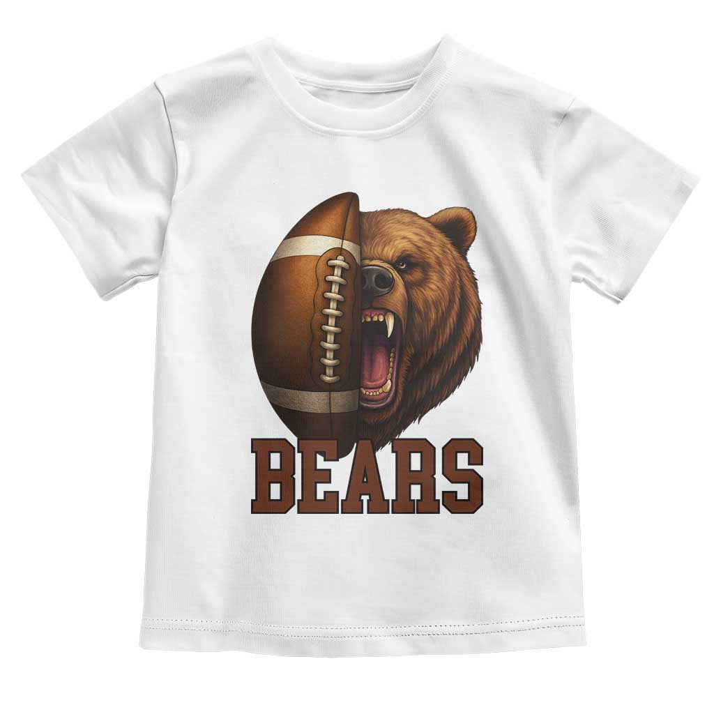 Fear The Bear Football Toddler T Shirt Game Day Sports Fan Gift - Wonder Print Shop