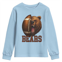 Fear The Bear Football Youth Sweatshirt Game Day Sports Fan Gift - Wonder Print Shop