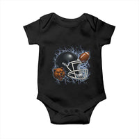 Game Day Sports Fan Gift Baby Onesie Lightning Bear Helmet - Wonder Print Shop