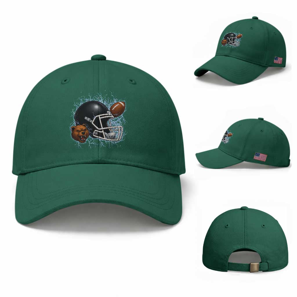 Game Day Sports Fan Gift Baseball Cap Lightning Bear Helmet