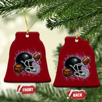 Game Day Sports Fan Gift Ceramic Ornament Lightning Bear Helmet - Wonder Print Shop