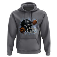 Game Day Sports Fan Gift Hoodie Lightning Bear Helmet - Wonder Print Shop