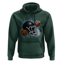 Game Day Sports Fan Gift Hoodie Lightning Bear Helmet - Wonder Print Shop