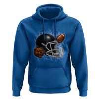 Game Day Sports Fan Gift Hoodie Lightning Bear Helmet - Wonder Print Shop
