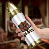 Football Player Gift Bullet Tumbler Fierce Bear Biting Ball - Wonder Print Shop