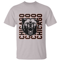 Game Day Football Fan Gift T Shirt Chicago With Bear - Wonder Print Shop
