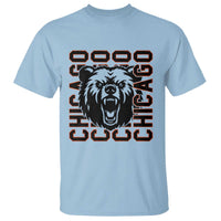 Game Day Football Fan Gift T Shirt Chicago With Bear - Wonder Print Shop