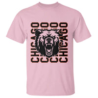 Game Day Football Fan Gift T Shirt Chicago With Bear - Wonder Print Shop