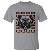 Game Day Football Fan Gift T Shirt Chicago With Bear - Wonder Print Shop