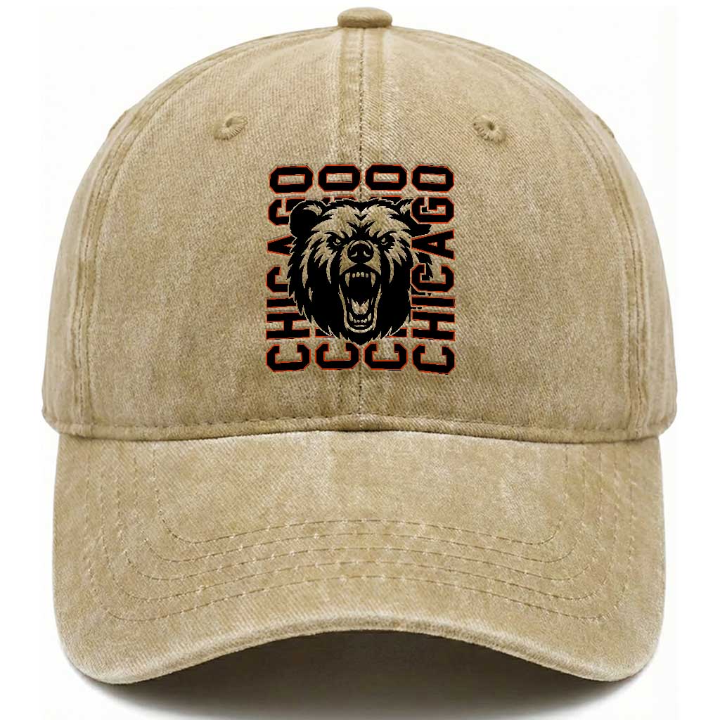 Game Day Football Fan Gift Washed Cotton Baseball Cap CFB Lover