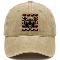 Game Day Football Fan Gift Washed Cotton Baseball Cap CFB Lover