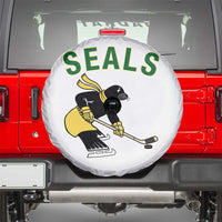 Funny Seal Ice Hockey Player Spare Tire Cover Winter Sports Gift - Wonder Print Shop