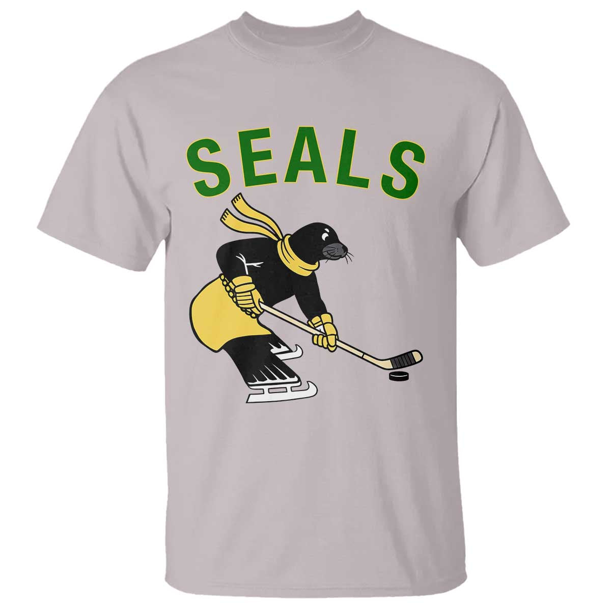 Funny Seal Ice Hockey Player T Shirt Winter Sports Gift - Wonder Print Shop