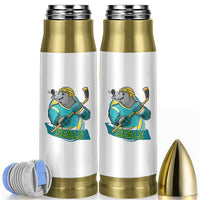 Cute Seal Playing Ice Hockey Bullet Tumbler Funny Winter Sports Gift - Wonder Print Shop