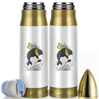 Funny Seal Playing Ice Hockey Bullet Tumbler Winter Sports Gift - Wonder Print Shop