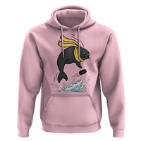 Funny Seal Playing Ice Hockey Hoodie Winter Sports Gift - Wonder Print Shop