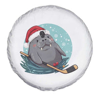 Snowy Seal Ice Hockey Lover Spare Tire Cover Funny Christmas Gift - Wonder Print Shop