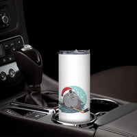 Snowy Seal Ice Hockey Lover Skinny Tumbler Funny Christmas Gift - Wonder Print Shop