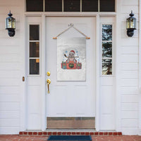 Santa Seal Playing Ice Hockey Garden Flag Funny Christmas Gift - Wonder Print Shop