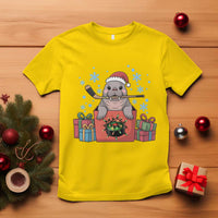 Santa Seal Playing Ice Hockey T Shirt Funny Christmas Gift - Wonder Print Shop