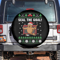 Funny Seal The Goal Spare Tire Cover Goalie Ice Hockey Player Gift - Wonder Print Shop