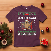 Funny Seal The Goal T Shirt Goalie Ice Hockey Player Gift - Wonder Print Shop