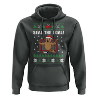 Funny Seal The Goal Hoodie Goalie Ice Hockey Player Gift - Wonder Print Shop
