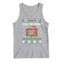 Funny Seal The Goal Tank Top Goalie Ice Hockey Player Gift - Wonder Print Shop