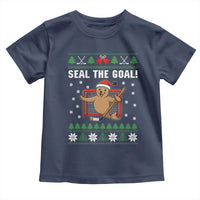 Funny Seal The Goal Toddler T Shirt Goalie Ice Hockey Player Gift - Wonder Print Shop