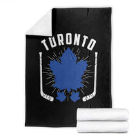 Toronto Ice Hockey Lover Throw Blanket Vintage Canada Gift - Wonder Print Shop