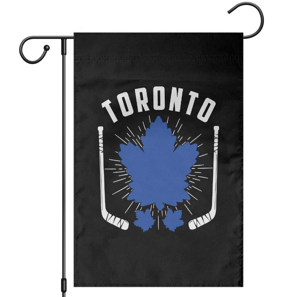 Toronto Ice Hockey Lover Garden Flag Vintage Canada Gift - Wonder Print Shop