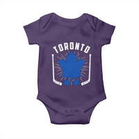 Toronto Ice Hockey Lover Baby Onesie Vintage Canada Gift - Wonder Print Shop