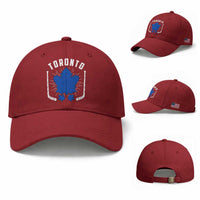 Toronto Ice Hockey Lover Baseball Cap Vintage Canada Gift