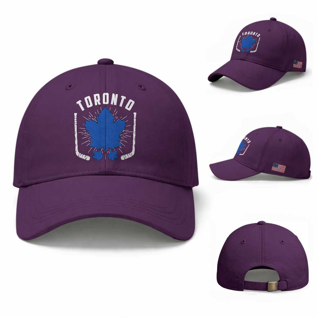 Toronto Ice Hockey Lover Baseball Cap Vintage Canada Gift