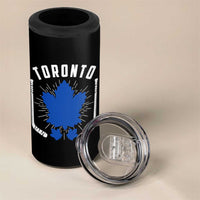 Toronto Ice Hockey Lover 4 in 1 Can Cooler Tumbler Vintage Canada Gift - Wonder Print Shop