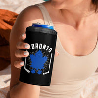 Toronto Ice Hockey Lover 4 in 1 Can Cooler Tumbler Vintage Canada Gift - Wonder Print Shop
