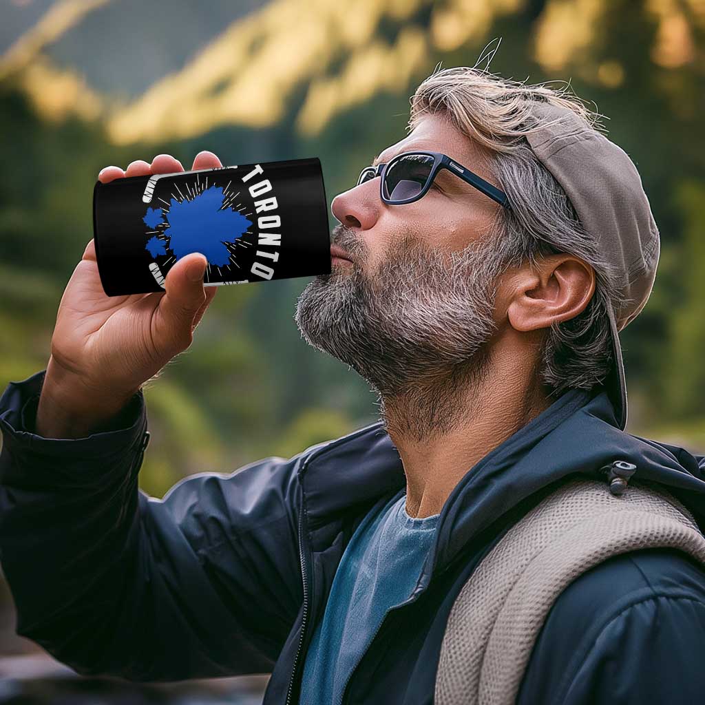 Toronto Ice Hockey Lover 4 in 1 Can Cooler Tumbler Vintage Canada Gift - Wonder Print Shop