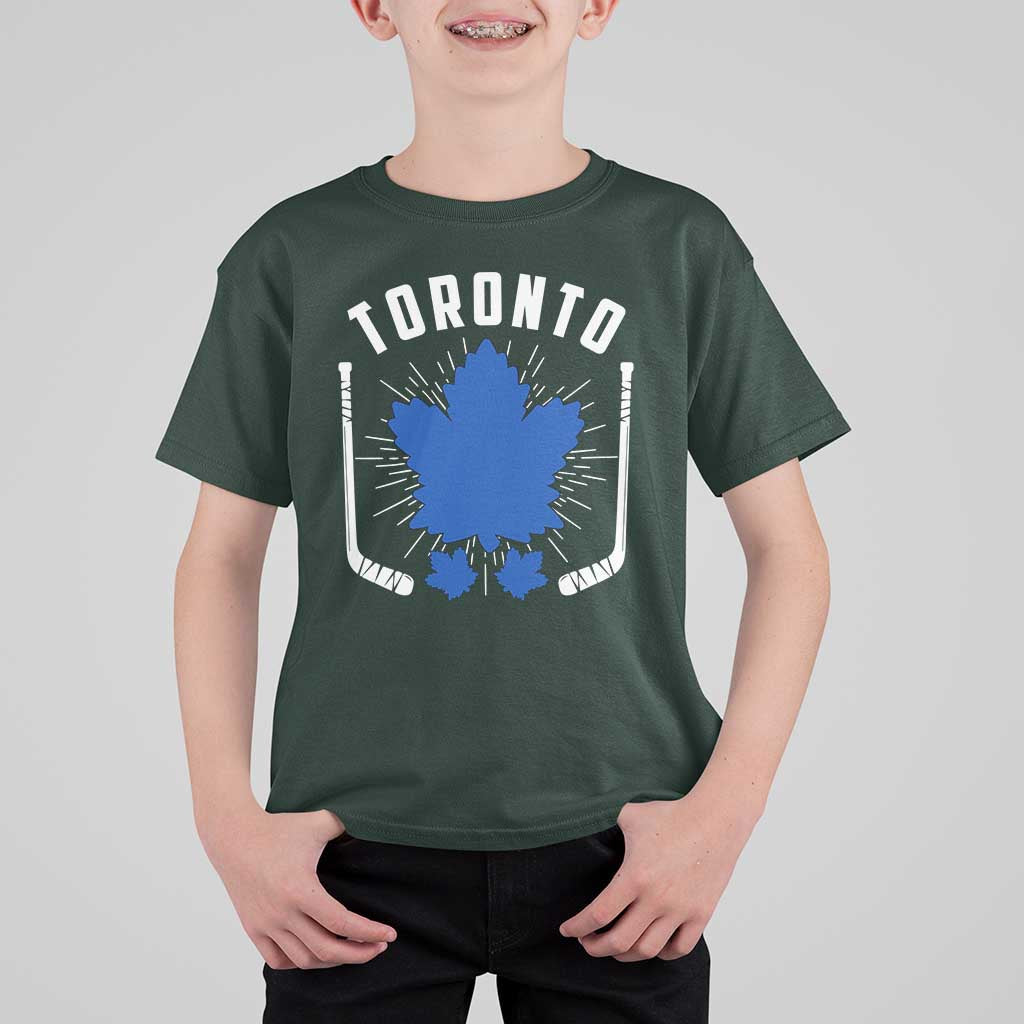 Toronto Ice Hockey Lover T Shirt For Kid Vintage Canada Gift - Wonder Print Shop